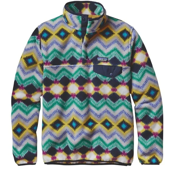 Patagonia Vintage Lightweight Synchilla Snap-T Pullover Large Fleece - Picture 2 of 8